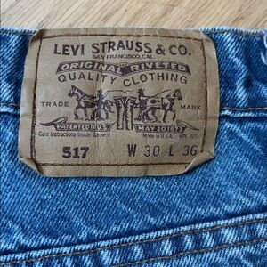 Vintage 1990s Levi’s 517 Orange Tab